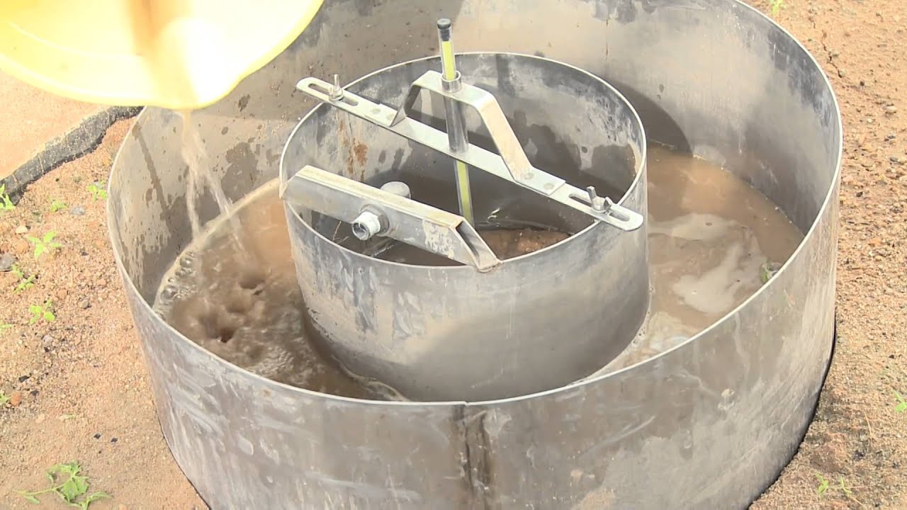 Cómo utilizar el infiltrómetro de doble anillo |  | UPV