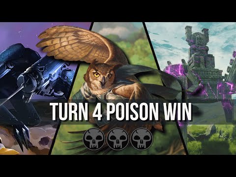 Surprise poison wins! | Standard ranked MTG Arena