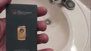 preview picture of video '5 Gram Australian Perth Mint Gold Bar Review'