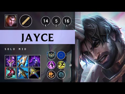 Jayce Mid vs Irelia - EUW Challenger Patch 25.16