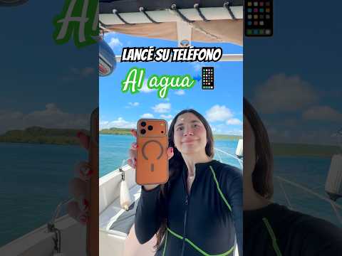 LANCÉ SU IPHONE 17 al AGUA! 😒📲