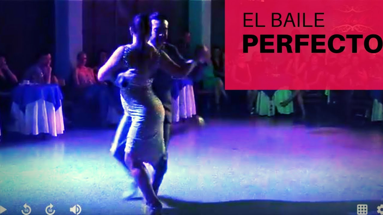 Johana Copes con Leonardo Sardella en Fruto Dulce milonga, tango en Villa Malcom