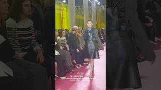 Milla Jovovich surprised with her appearance on the runway at Paris Fashion Week 2025.