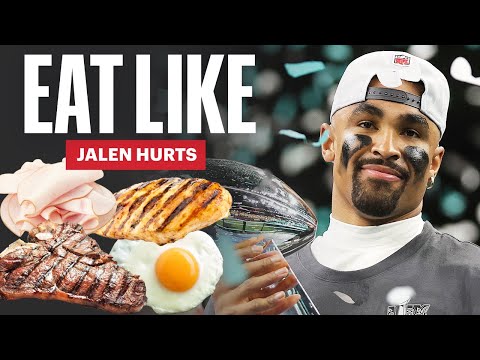 Everything Super Bowl MVP Jalen Hurts Eats In a Day | Eat Like | Men’s Health