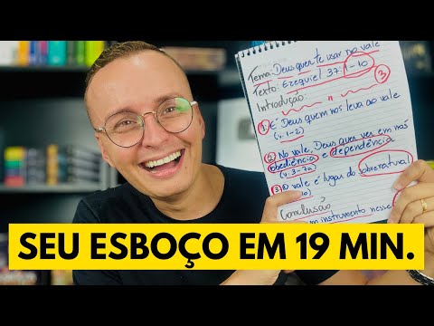 How to Make a SERMON OUTLINE for the First Time (EASY AND SIMPLE Method)