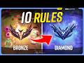 The 10 RULES For ESCAPING LOW ELO NOT CLICKBAIT League Of Legends