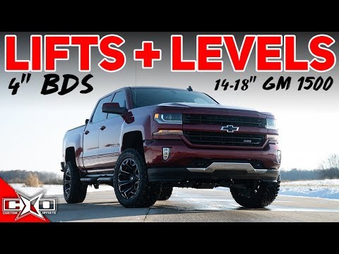 Lifts and Levels: BDS 4” Lift for '14-'18 GM 1500
