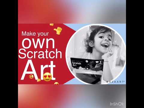 Scratch Art Fun || Lockdown activities || Fun making Art || Kids activities
