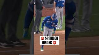 George Springer’s 1,501st hit is a SPRINGER DINGER ???? #BlueJays