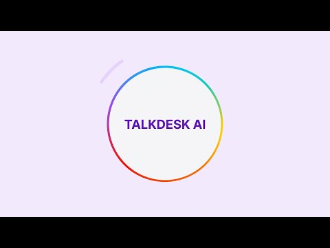 Generative AI for the Contact Center | Stock Based Animation & Motion Graphics | Product Video | Talkdesk