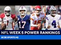 NFL Week 5 Power Rankings: Cardinals at No. 1; Bills, Chargers, Cowboys & Chiefs All Move Up