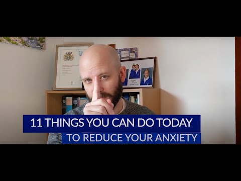 11 Things You Can do Today to Reduce Anxiety