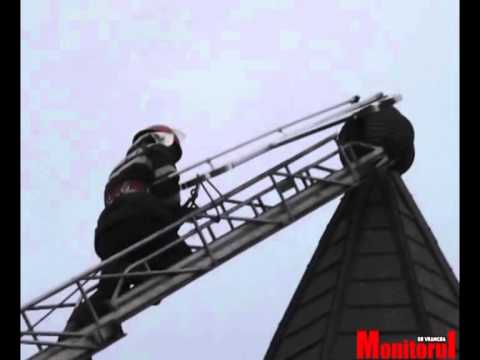 Inteventie ISU la Manastirea Trotusanu