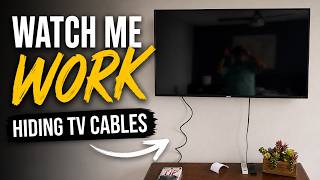 Watch Me Work | Hiding TV Cables by Adding Receptacle