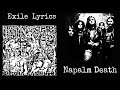 Napalm Death : Exile Lyrics