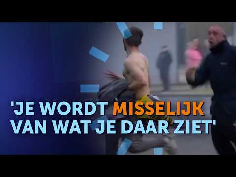 ONRUST in Verenigd Koninkrijk na STEEKINCIDENT door Soedanese vluchteling