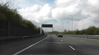 preview picture of video 'Driving On The M5 From J3 (Birmingham West & Central) To J2 (Dudley, Oldbury, Sandwell), England'