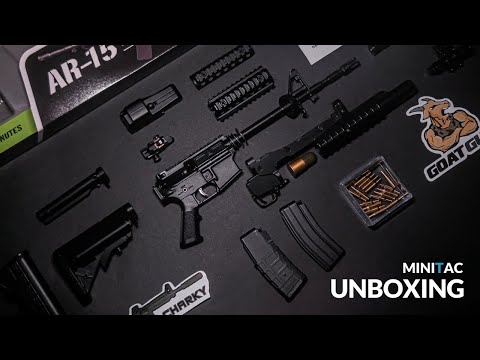 GoatGuns AR-15 Miniature model gun l UNBOXING