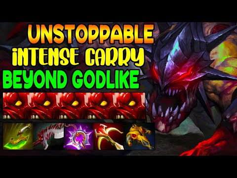 UNSTOPPABLE LIFESTEALER - INTENSE CARRY - BEYOND GODLIKE - DOTA 2 GAMEPLAY