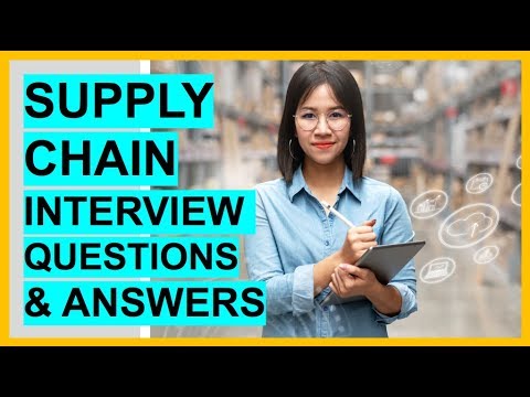 SUPPLY CHAINの面接問題とTOP SCORING ANSWERS! (SUPPLY CHAIN Interview Questions And TOP SCORING ANSWERS!)
