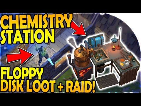 NEW CHEMISTRY STATION in UPDATE 1.9 (RAID + FLOPPY LOOT) - Last Day On Earth Survival Update 1.8.3