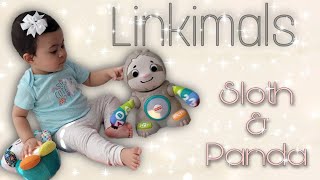 Linkimals Play Together Panda and Smooth Moves Sloth from Fisher-Price