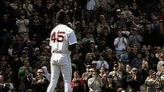 Pedro Martinez records 1,000th strikeout of career
