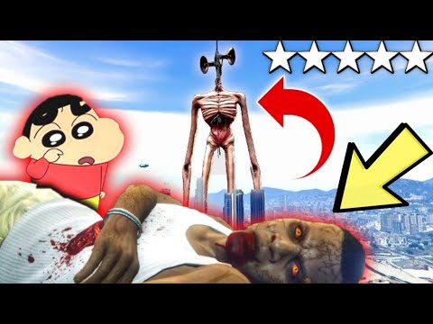SIREN HEAD has Found Los Santos | SHINCHAN AND FRANKLIN (GTA 5 Mods)