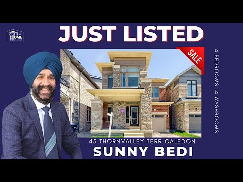 45 THORNVALLEY TERRACE CALEDON || 4 BEDROOM 4 WASHROOM DETACHED HOUSE IN CALEDON || BY SUNNY BEDI