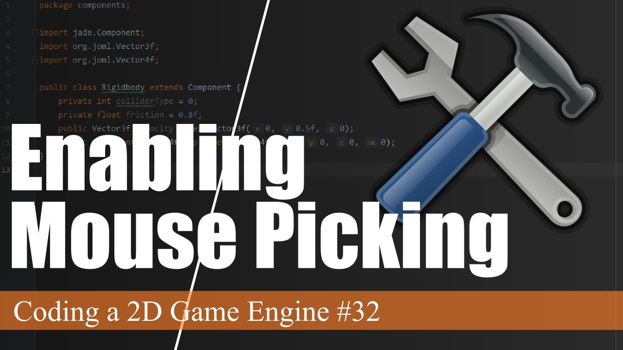 Enabling Mouse Picking and Code Maintenance | Coding a 2D Game Engine in Java #32