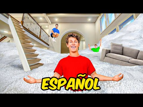 I FILLED MY ENTIRE HOUSE WITH PACKING PEANUTS!