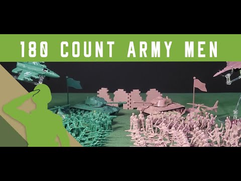 Fun Little Toys 180 Piece Army Men Bucket