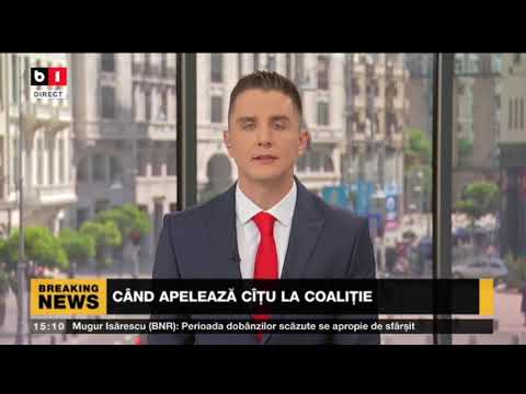 STIRI B1 ORA 15.00 DIN 8 IULIE 2021 - SOSOACA VREA SA-L DEMITA PE IOHANNIS