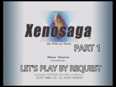 **BLIND** Let's Play Xenosaga Ep 1 Part 1 - KOS-MOS