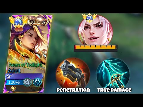 ARLOTT NEW BEST BUILD & EMBLEM TO DOMINATE TANKY ENEMY!!