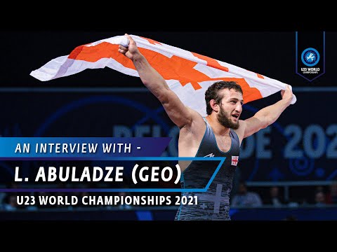 Leri Abuladze (GEO) wins U23 World gold at 63kg #WrestleBelgrade