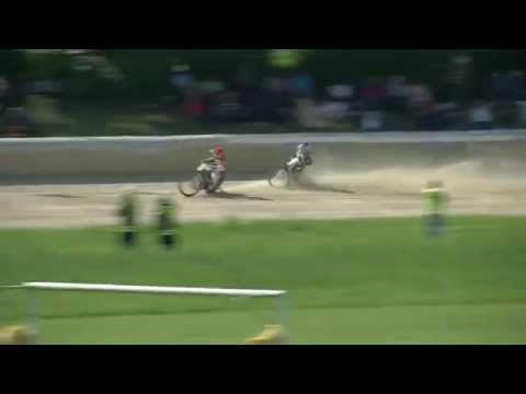 Erik Riss vs. Aki-Pekka Mustonen Team Cup Long Track Mühldorf FIM