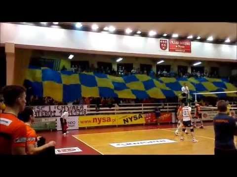 Atmosfera na meczu Stal Nysa - Krispol Września 3-0 (15.11.2014)