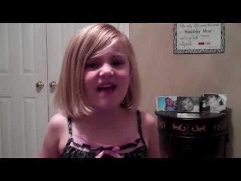 Avery, my 6 year old singing If I Die Young, The Band Perry (cover)