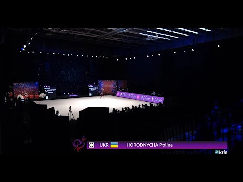 Polina Horodnycha Hoop 25,633 - Senior International Tournament "Miss Valentine 2025"