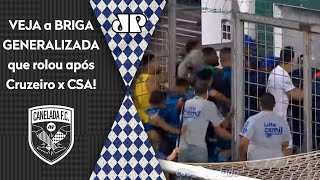 Cruzeiro x CSA termina em pancadaria na Série B