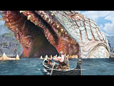 God of War 4 - Gameplay Inside The World Serpent (GoW 2018) PS4 Pro