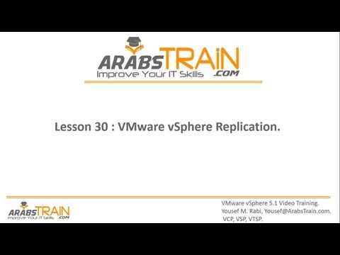 Lesson 30: VMware vSphere Replication