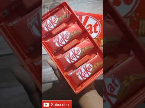 kitkat unboxing||#shorts #short #viral #bharathiskitchen ||family pack kitkat unboxing