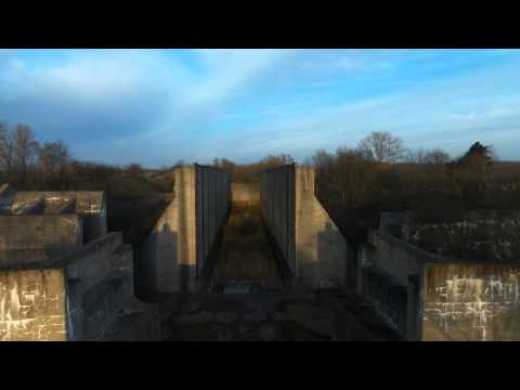 Schleusenruine Bebop Drone 2015 03 07 Test flight Bebop Full HD