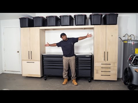 DIY Garage Cabinet Storage & Organization Complete Build – Part 2 | DIY Creators
