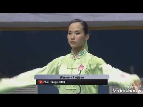 Taolu World Cup  Women's Taijijian   1st Place Mrs.Suijin Chen (HKG)