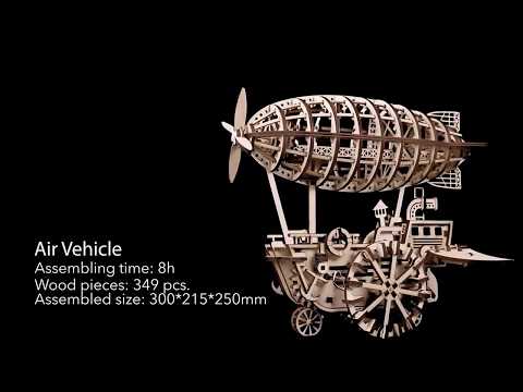 MW. Move able Airship Gear Drive by Wooden Clockwork 3D - Building Kits - 2020