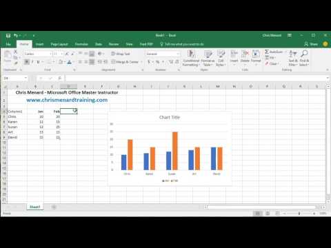 Quickly create a chart and table in Excel by Chris Menard