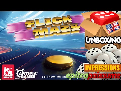 Flick Maze - Unboxing & Impressions (EN) by Epitrapaizoume
